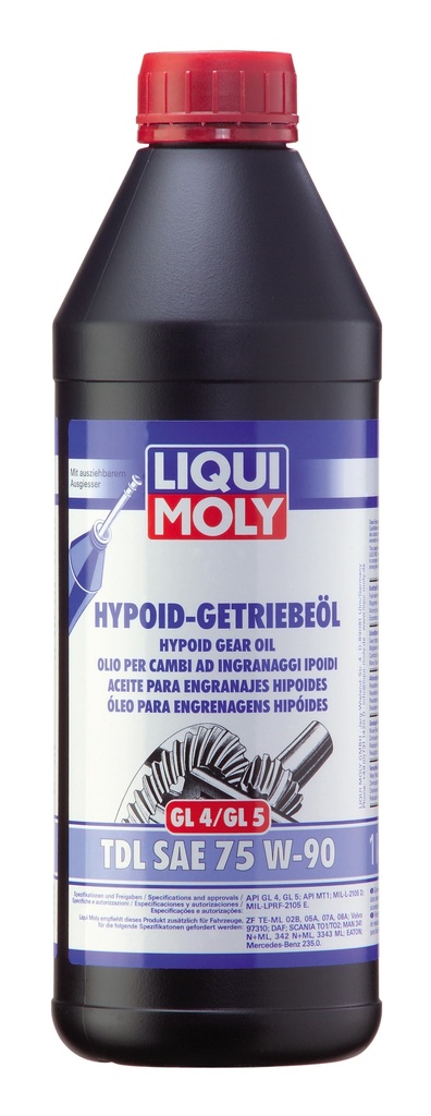 Liqui Moly Hypoid Gear Oil TDL 75w90-GL5 (1Ltr)