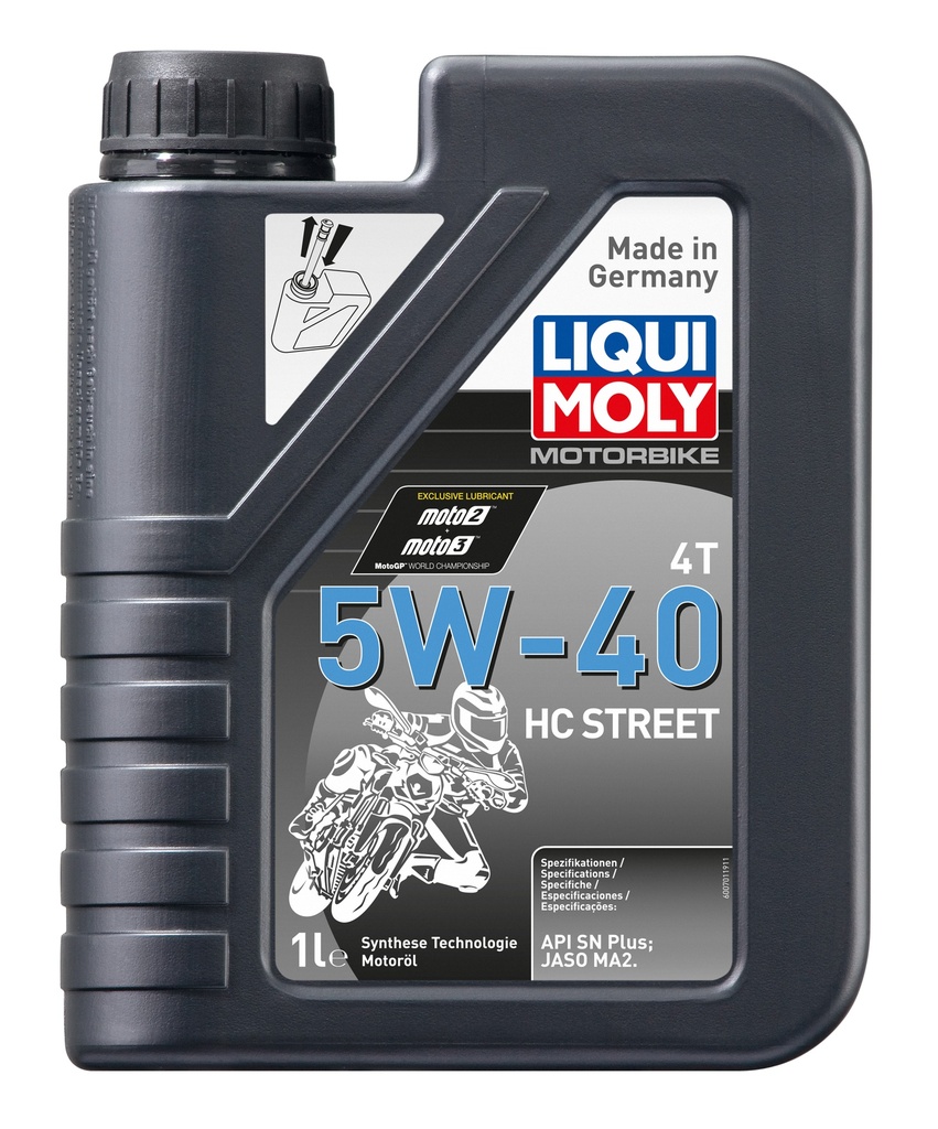 Liqui Moly Motorbike 4T 5w40 HC-Street (1Ltr)
