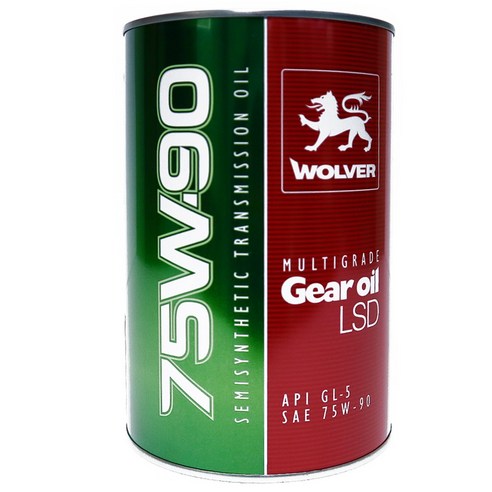 Wolver Gear Oil LSD 75w90 (1Ltr)