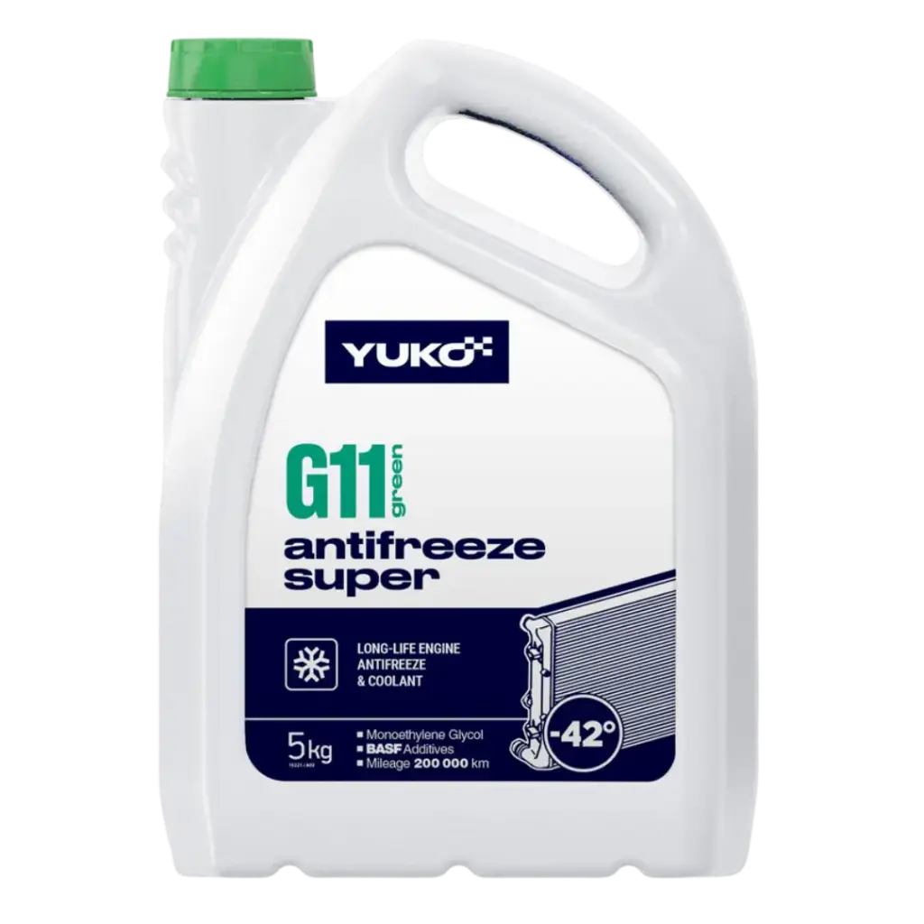 Yuko Coolant/Antifreeze G11 Green (5Ltr)