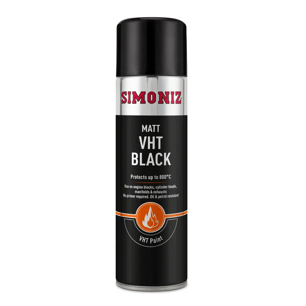 Simoniz Matt Black VHT Paint (500ml)