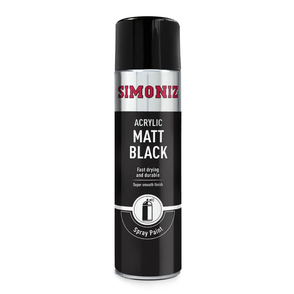 Simoniz Matt Black Paint (500ml)