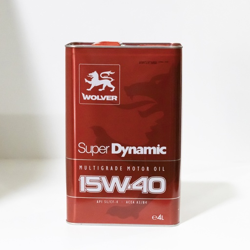[WOLV15W4009] Wolver Super Dynamic 15w40 - 4Ltr