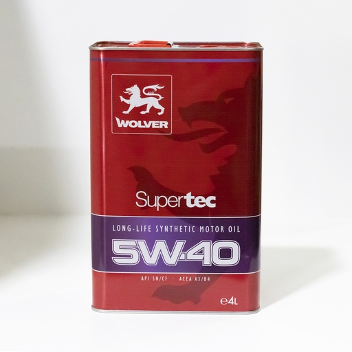 [WOLV5W4001] Wolver Supertec 5w40 - 4Ltr