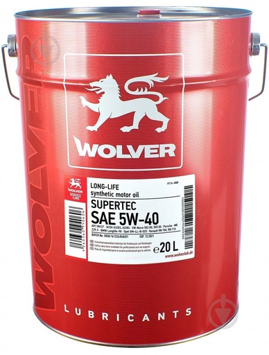 [WOLV5W402001] Wolver Supertec 5w40 - 20Ltr