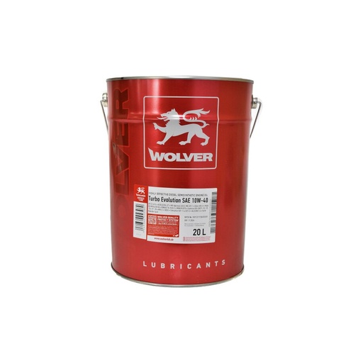 [WOLVTE10W4001] Wolver Turbo Evolution 10w40 (20Ltr)