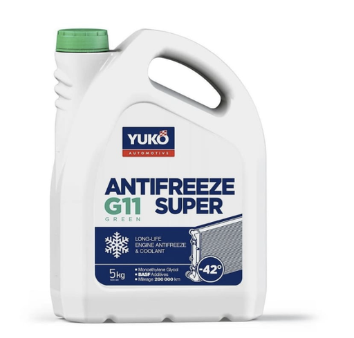 [YUKOCOOLG11] Yuko Coolant/Antifreeze G11 Green (5Ltr)