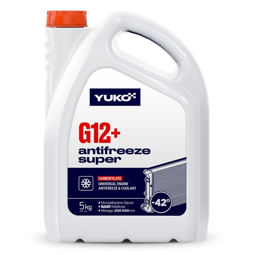 [YUKOCOOLG12+] Yuko Coolant/Antifreeze G12+ Ready to Use (5Ltr)