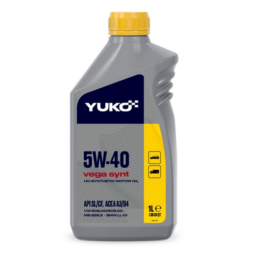 [YUKOVEGA5W401L] Yuko Vega Synt 5w40 (1Ltr)