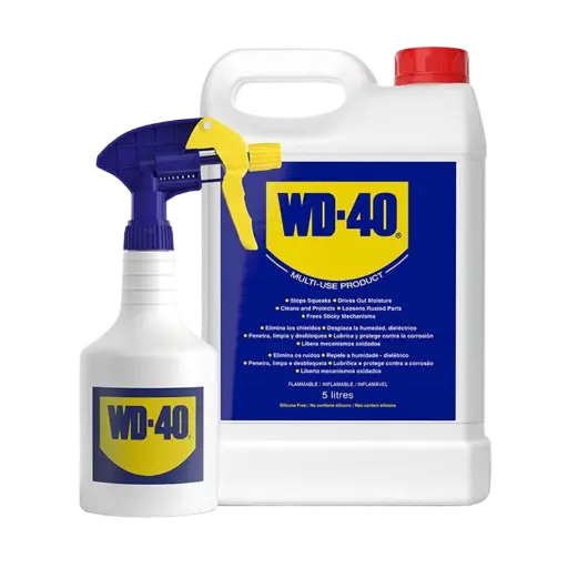 WD-40 Bulk Container With spray Bottles (5ltr)