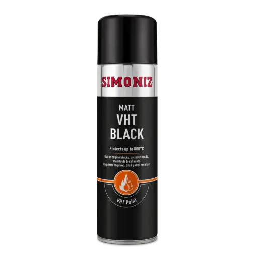 Simoniz Matt Black VHT Paint (500ml)