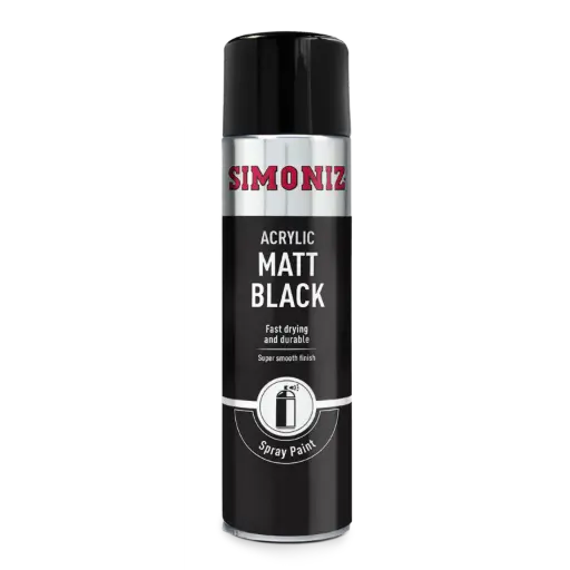 Simoniz Matt Black Paint (500ml)